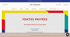 Desktop Screenshot of heyraud.fr
